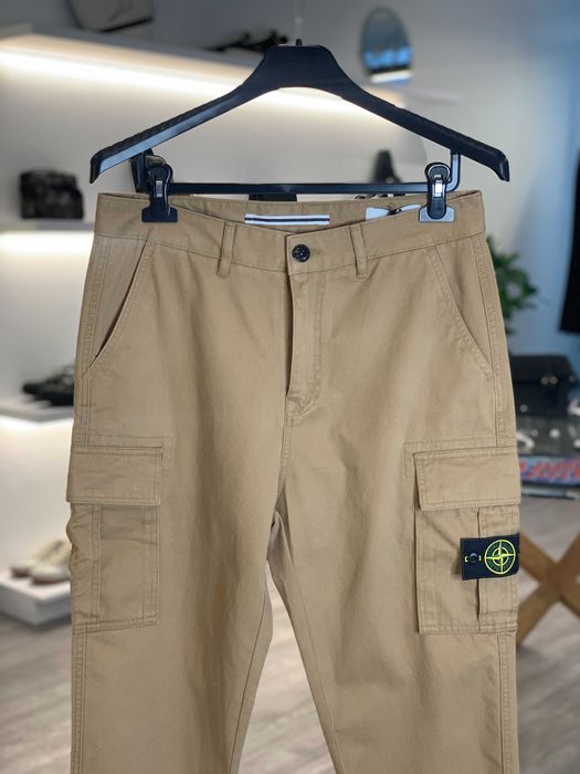 Штани STONE ISLAND 22FW Cargo Pants Khaki SI0277-KH