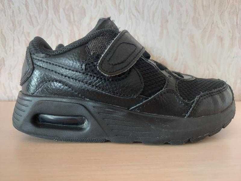 Детские кроссовки кеды nike air max sc ps 'triple black'