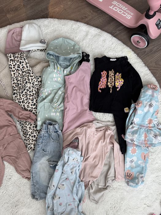 Лот речей на дівчинку 86-92, 1,5-2 роки, набір одягу, лот речей