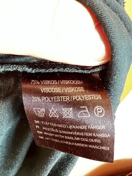 Bluzka, butelkowa zieleń, wiskoza, L