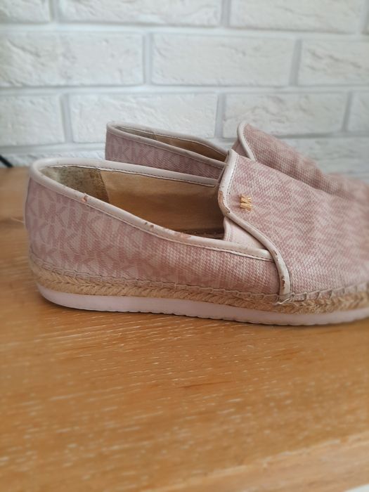 Michael Kors 37,5 espadryle różowe mokasyny loafersy MK 37 38