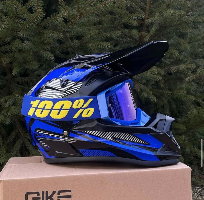 Крос мотошолом, шлем для мотоцикла, мопед, скутер, ендуро