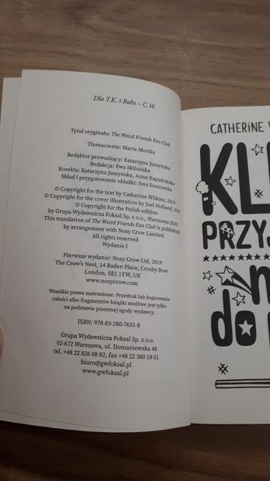 Klub przyjaciół nie do pary, Wilkins Catherine