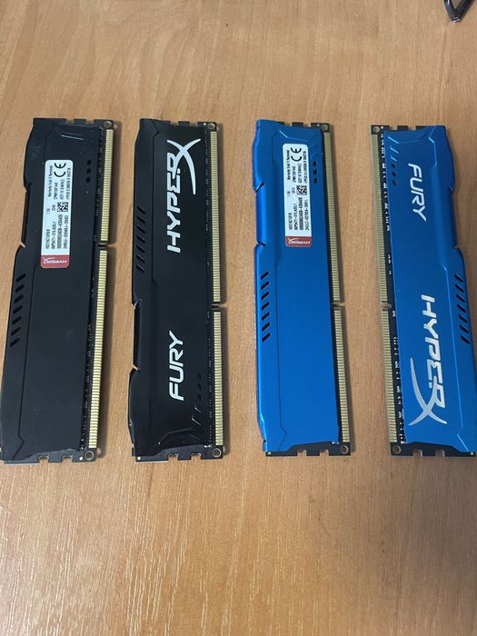 Оперативна памʼять DDR3 HyperX 32gb 1600 1866 mhz