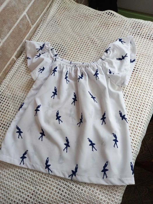 Легусенькая блузочка для девочки 7-8 лет