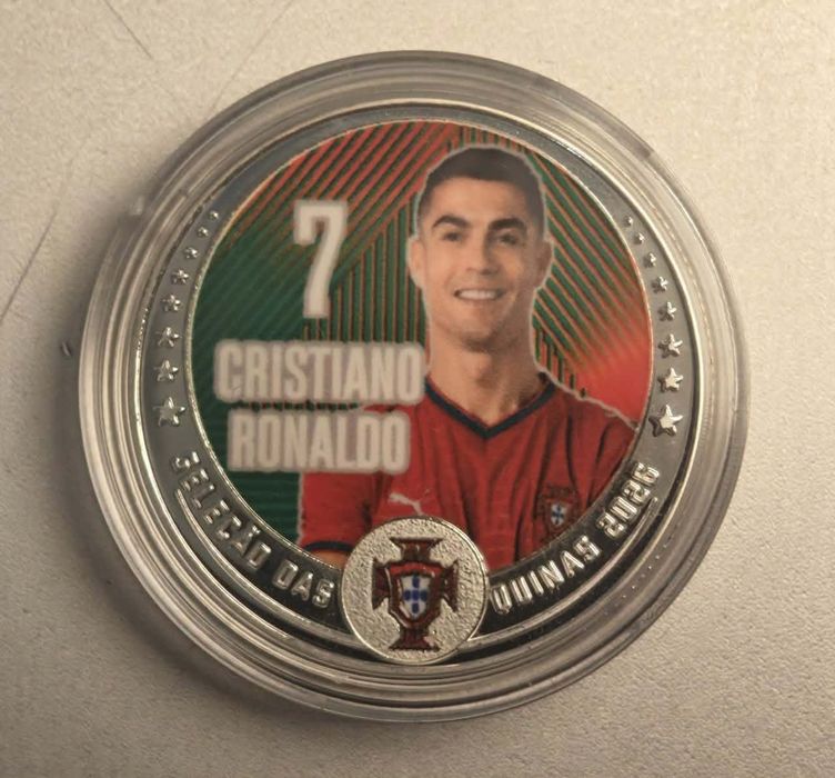 Cristiano ronaldo moeda cr7 futebol mundial icoins