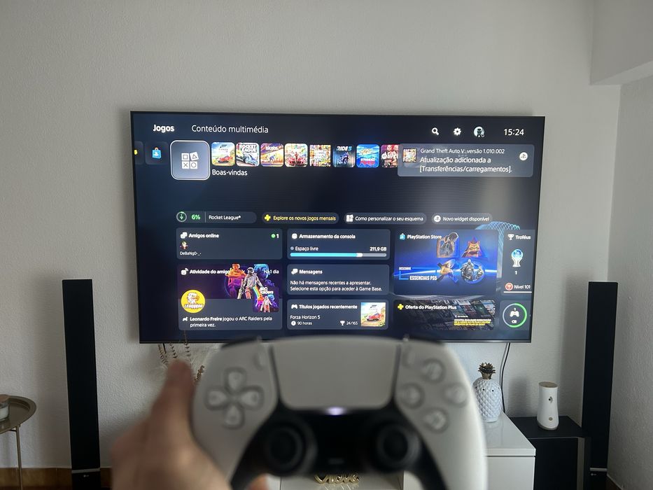 Ps5 como nova com caixa