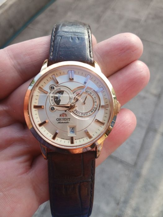 Relogio ORIENT sun and moon  automatico