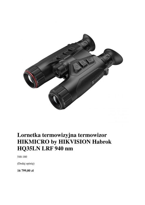 HIKMICRO Habrok 4K HQ35L LRF 940 nm