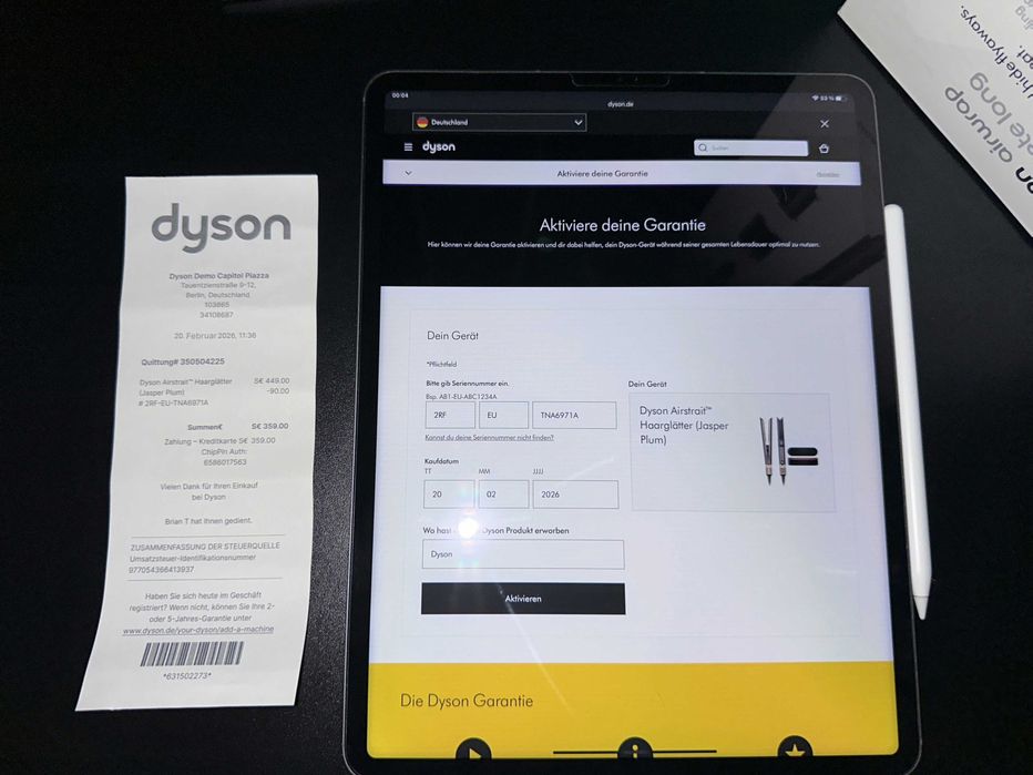 Випрямляч Dyson Airstrait HT01 JasperPlum Новий оригінал!