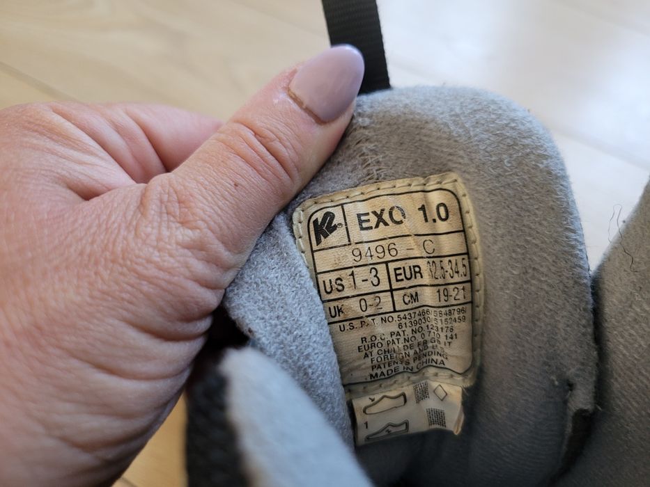 Rolki K2 exo 1.0 dziecięce roz. 32,5-34,5
