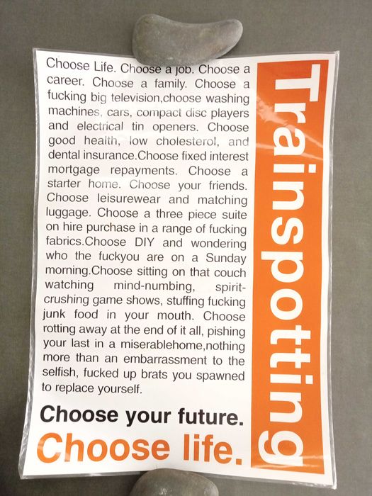 posters - decoraçao - bob marley - star wars - trainspotting