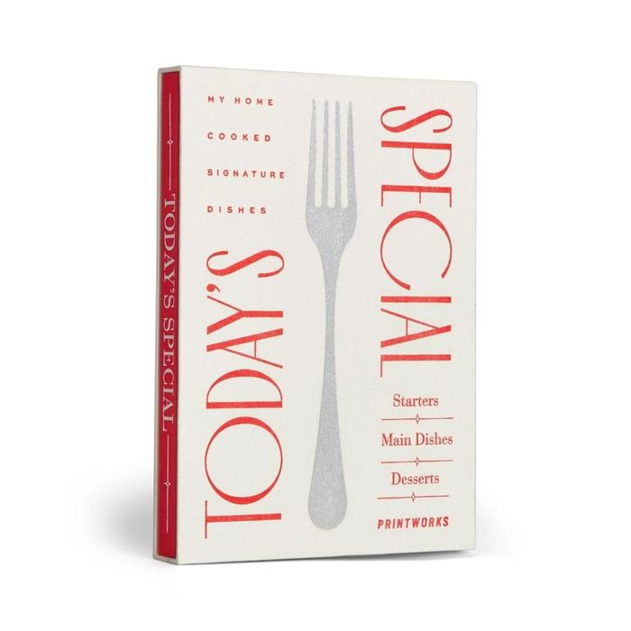 Recipe Book. Today's Special PRINTWORKS twarda,170x30 mm