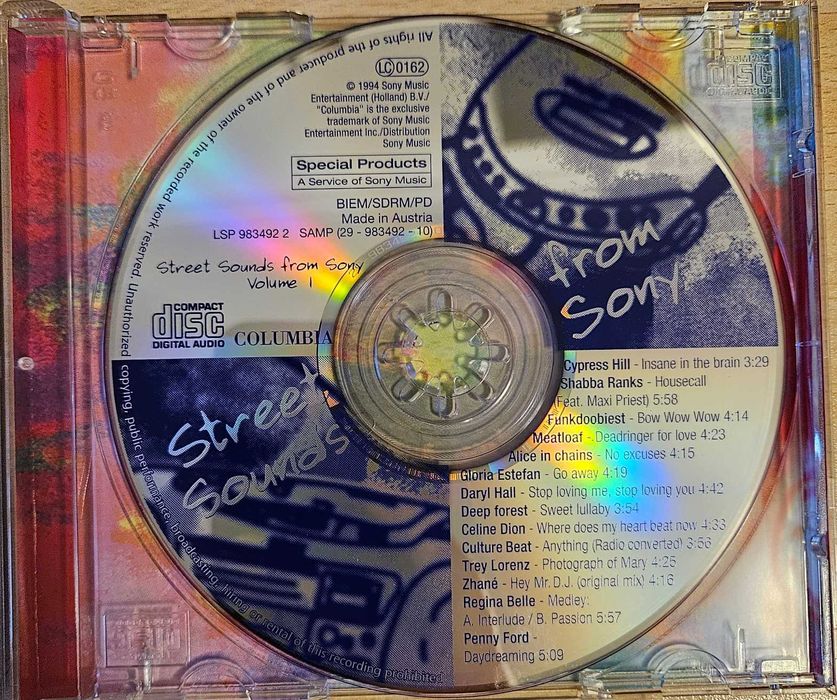 CD - Street sounds from Sony - Vol I