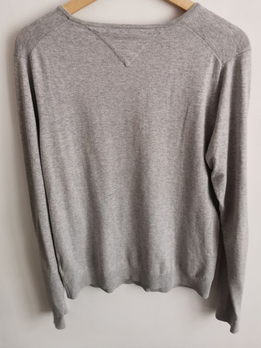 Tommy Hilfiger sweter męski logowany bawełniany M