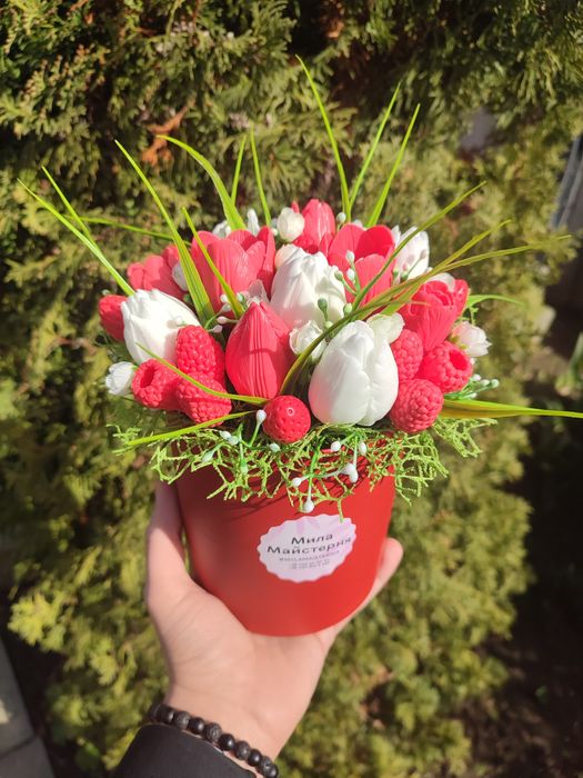 Букети з мила.Всі ручної роботи