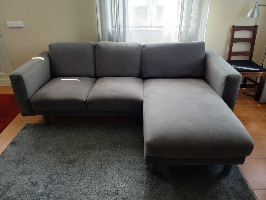 Sofá 3lugares chaise longue IKEA Norsborg