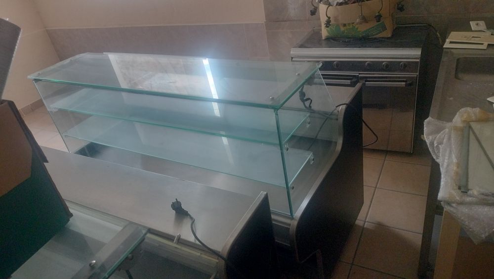 Conjunto de 3 vitrines de café