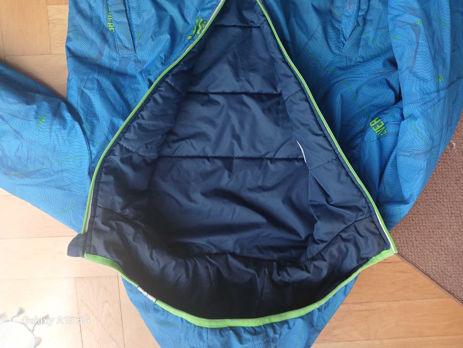 Kurtka zimowa narciarska dla chlopca Wedze Decathlon dwustronna