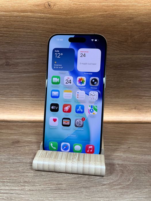iPhone 16 Pro 256 Natural !! АКБ: 98% !! №: 6984 !! СТАН ІДЕАЛЬНИЙ !!! З США !! Айфон купити оригінал !!