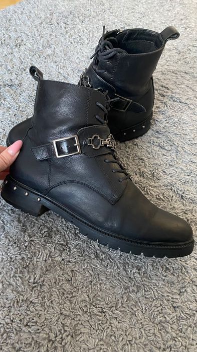 Шкіряні черевики, черевички, сезон осінь-весна, 36р