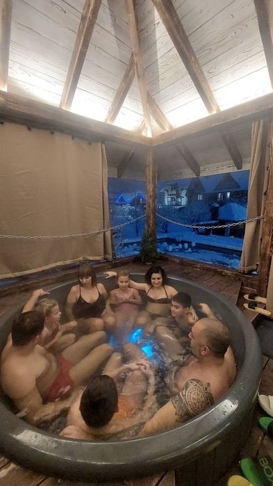 ТОП ЦІНА‼️Спа КАРПАТСЬКИЙ РЕЛАКС • Чан Джакузі Сауна на дровах Басейн