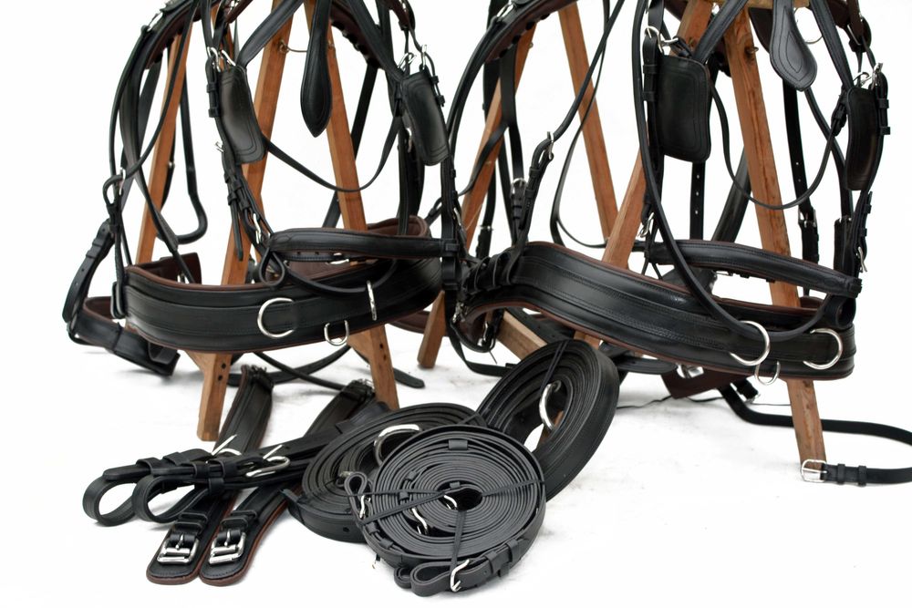 Uprząż na parę koni maraton roz Full lub Cob