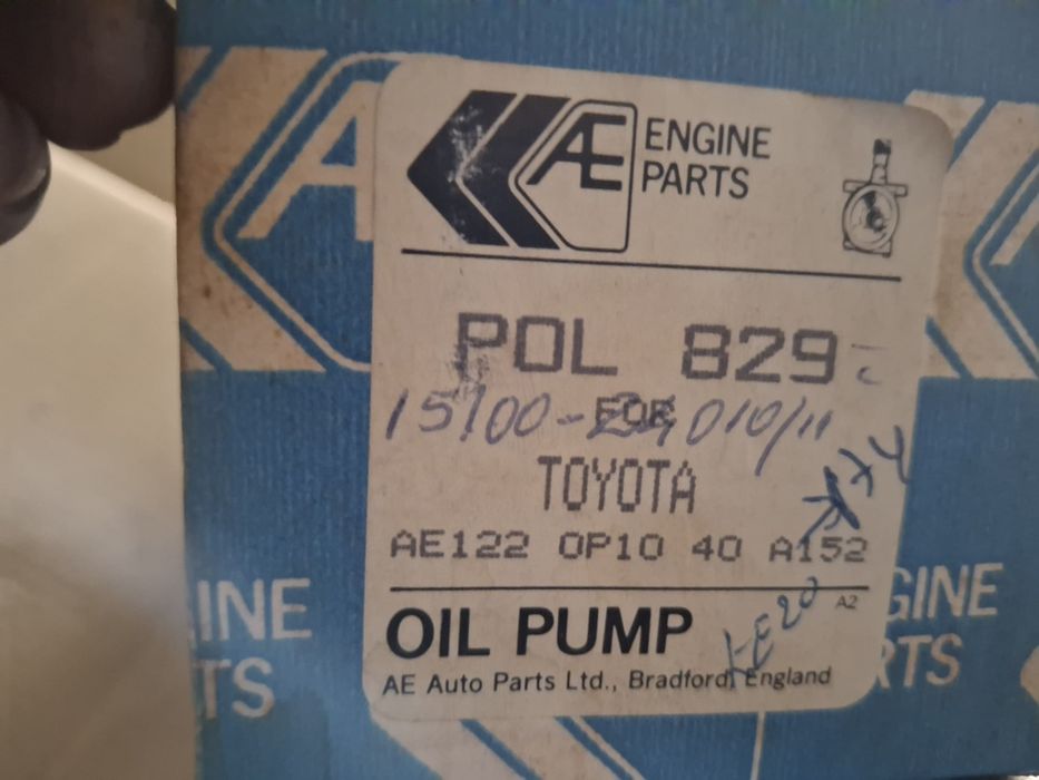 Toyota corolla KE20 peças novas