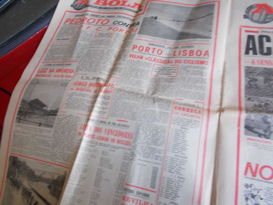 A Bola. 9 Junho 1969. Sporting 1 Académica 2.