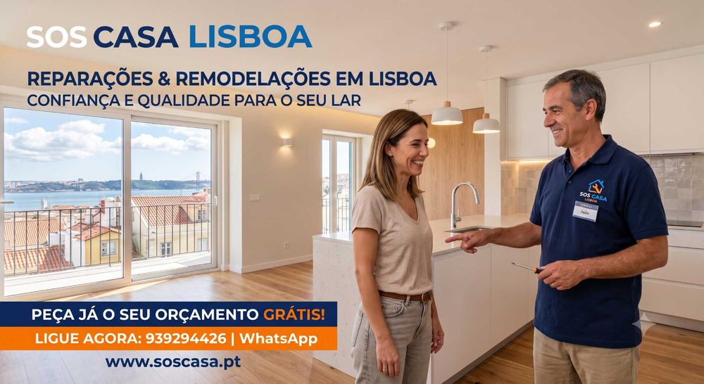 SOS Casa Remodelações e Reparações Domésticas em Lisboa | Orçamento Grátis