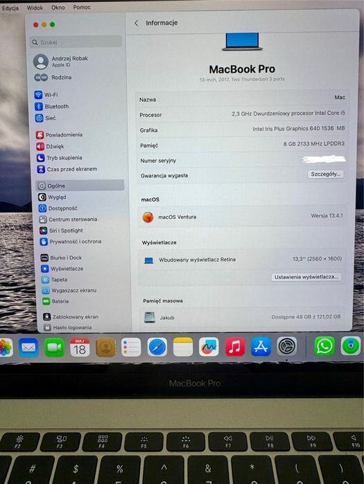 Laptop Apple MacBook Pro