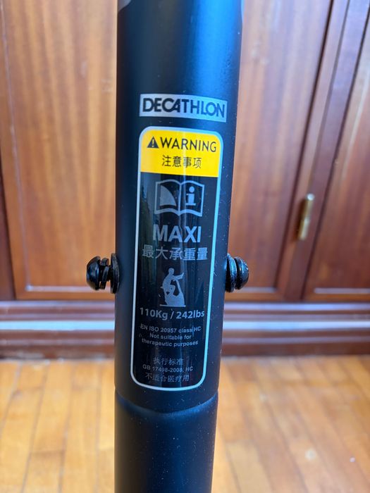 Bicicleta estática Domyos Essential – praticamente nova