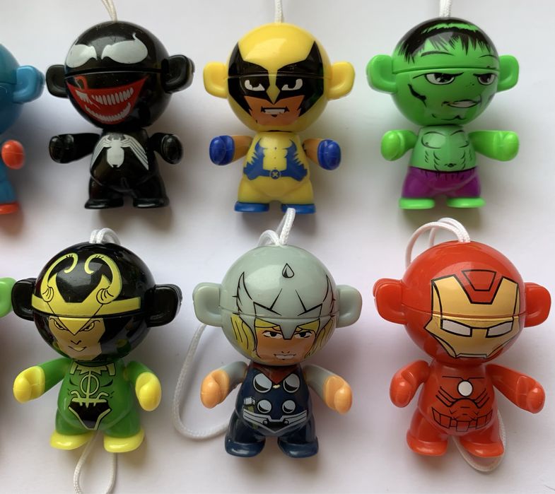 Серия киндер брелки Супергерои Марвел Marvel (2013) FT162 - FT171