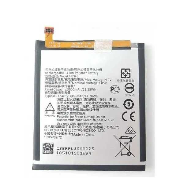 Аккумулятор батарея Nokia 6.1 3060 mAh HE345 TA-1043 TA-1045