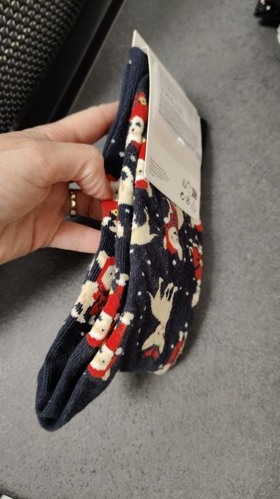 Skarpetki H&M r. 40-42 świąteczne NOWE 1 para