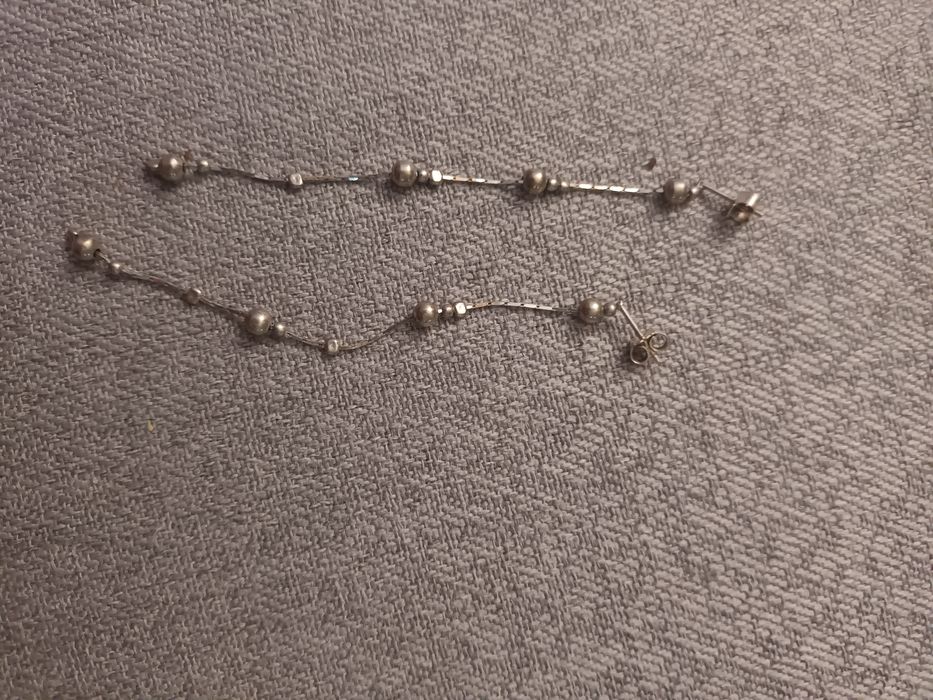 Kolczyki dł 7,5 cm