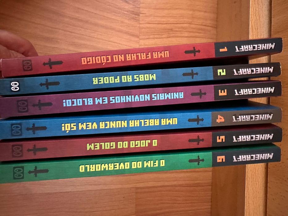 Livros colecção Minecraft - Nova colecção