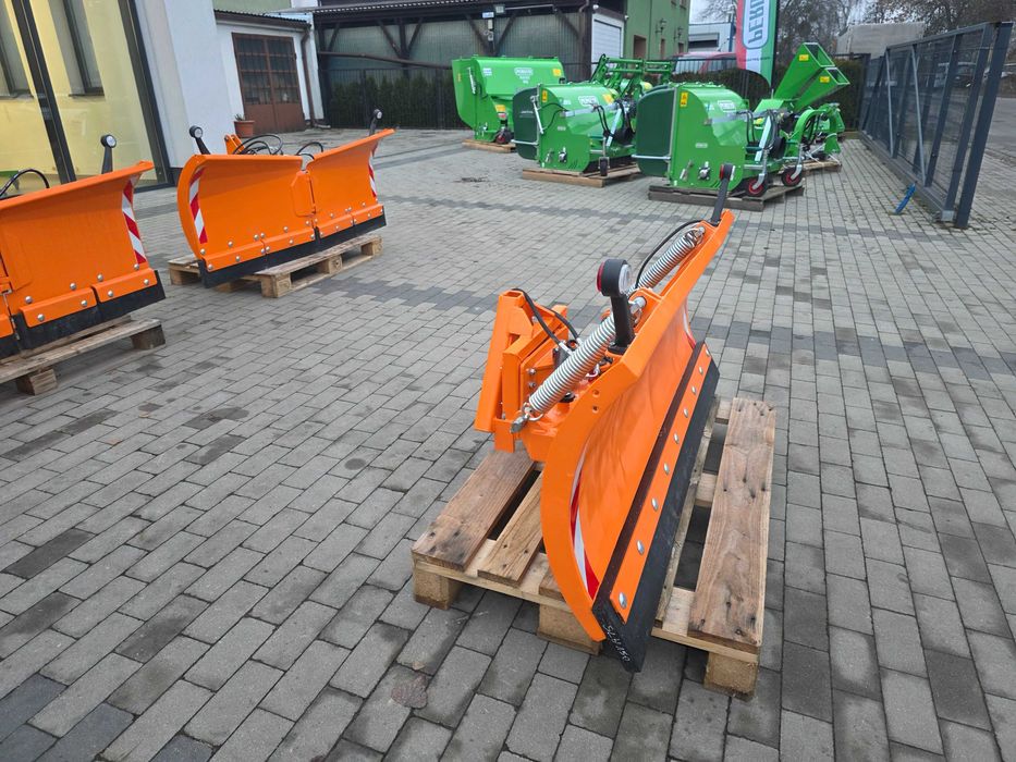 Pług śnieżny hydrauliczny SL-H 150 (150 cm 1,5m)  Lemiesz gumowy – LED