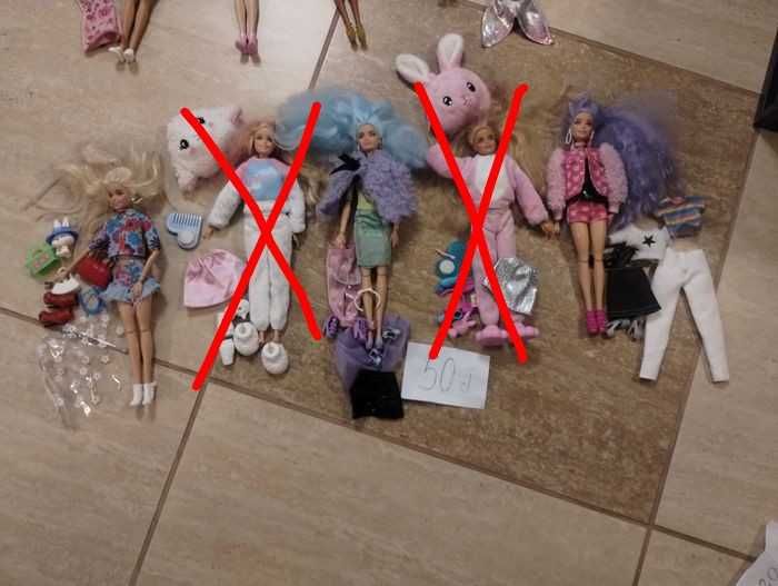 Lalki Barbie  zestaw