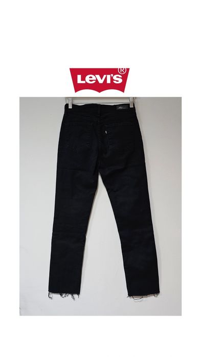 Levi's Demi Curve slim czarne jeansy damskie 27x34