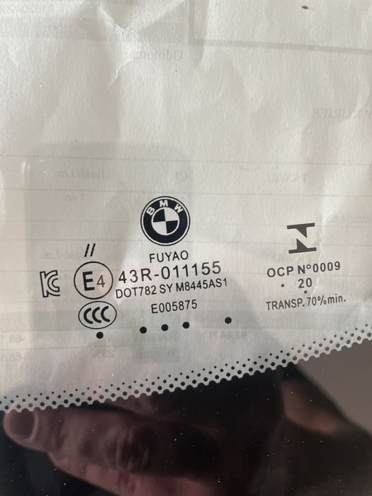 BMW X6 G06 19- / szyba przednia czołowa Sensor Kamera / ORG.