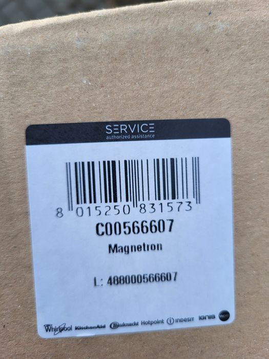 Magnetron części do mikrofalówki Whirlpool c00566.607