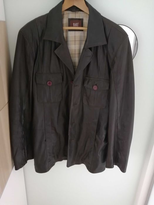 Marynarka skórzana męska Saki rozmiar 54