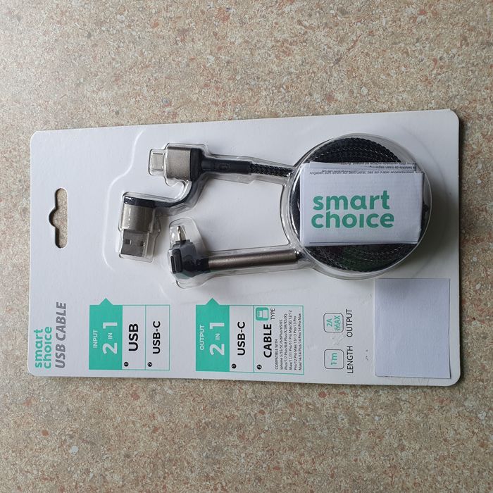 Nowy kabel USB c 2w1 na 2 telefony