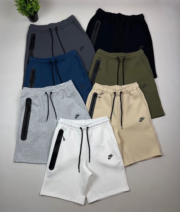 Шорти Nike tech fleece шорты найк теч флис