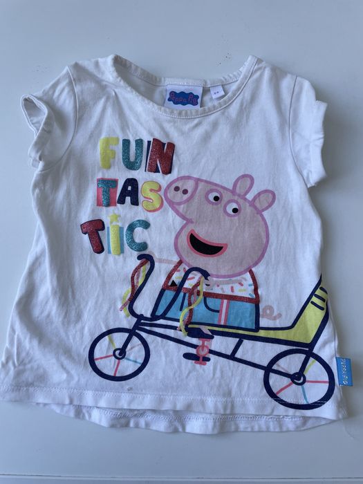 T-shirt  e camisa de dormir Peppa 2-3 anos