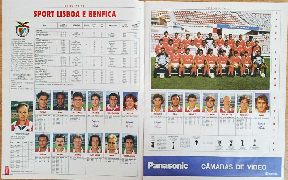Cadernos de A Bola nº 21 - Época 91-92