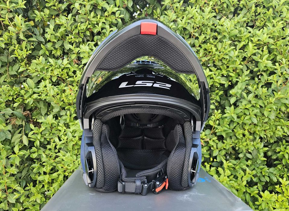 Capacete modular - LS2 Strobe 2 FF908 - Black Gloss