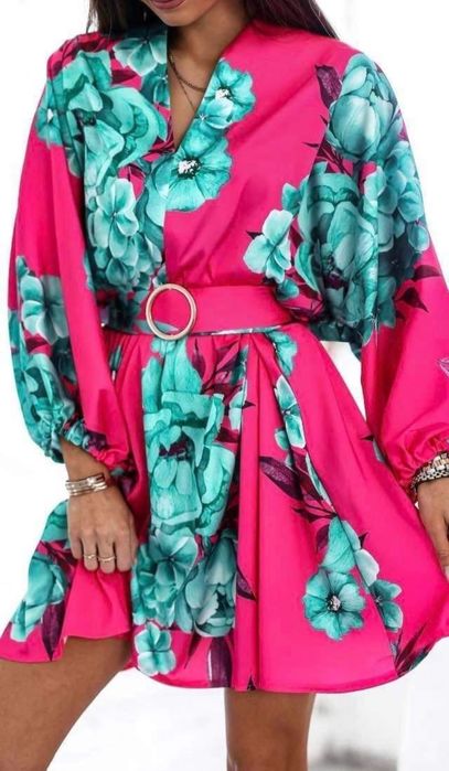 Nowa sukienka w kwiaty wysyłka gratis