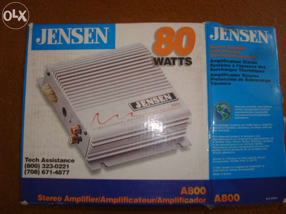 Amplificador Jensen A800 - para peças